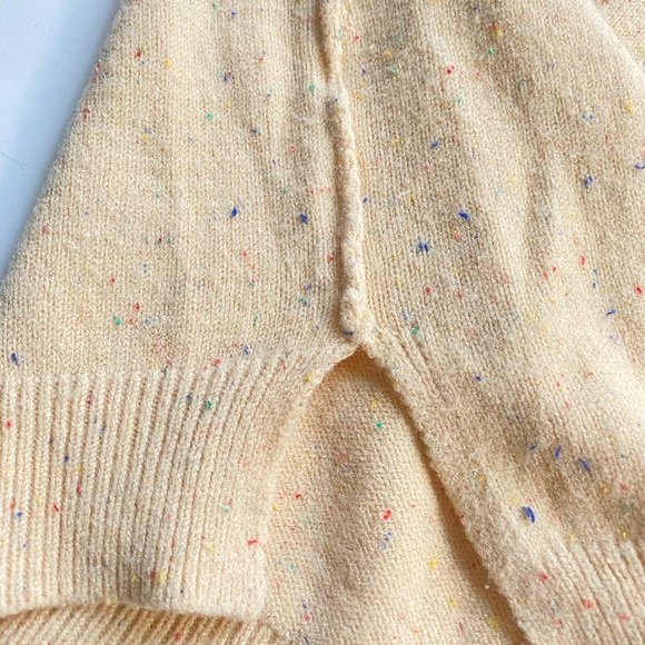 DREAMERS Rainbow Speckled Cream Oversized Comfy Sweater; Women’s Size Med/ Large - Picture 10 of 13